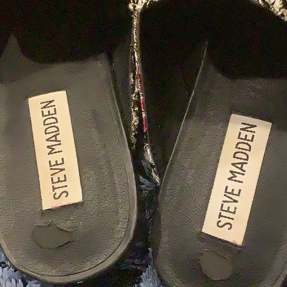 Steve Madden Kera Elephant Mules Flat Slide Slip On Loafers Size 5.5 - Picture 7 of 8